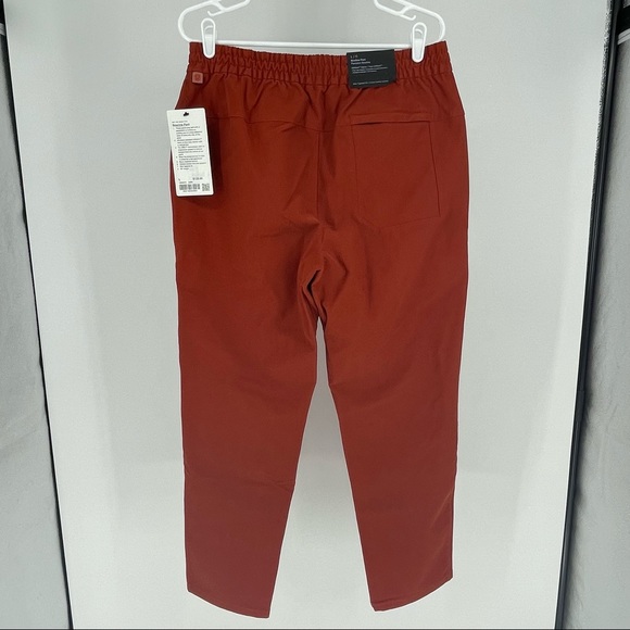 LULULEMON NWT BOWLINE PANTS 30” UTILITECH IN AZTEC BRICK LARGE MEN’S - Picture 6 of 13